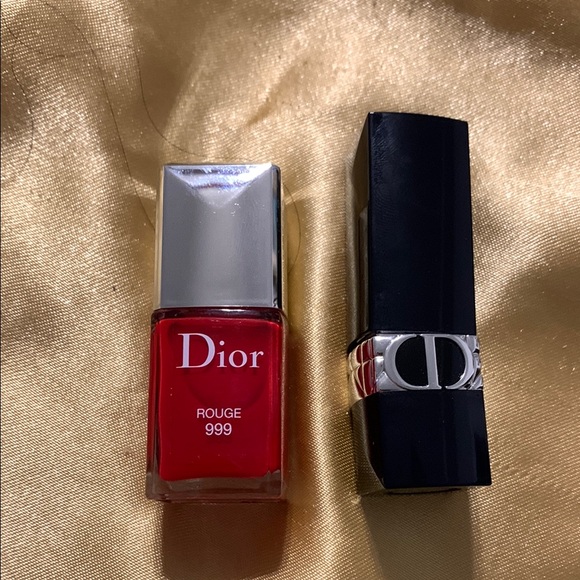 Dior Rouge 999 Nail Polish and Lipstick Duo - Picture 1 of 2